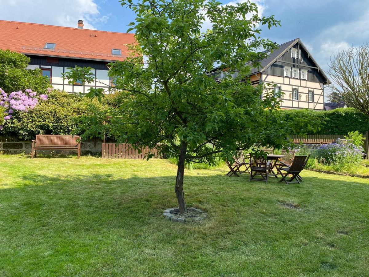 Urlaubsfreude Biedermann Haus Gluecksstein - Mondstein Appartement Bad Schandau Buitenkant foto